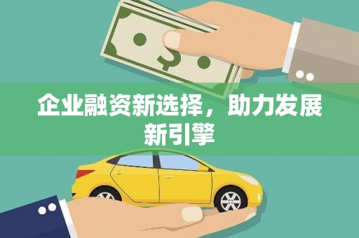 新津企业融资新选择，助力发展新引擎