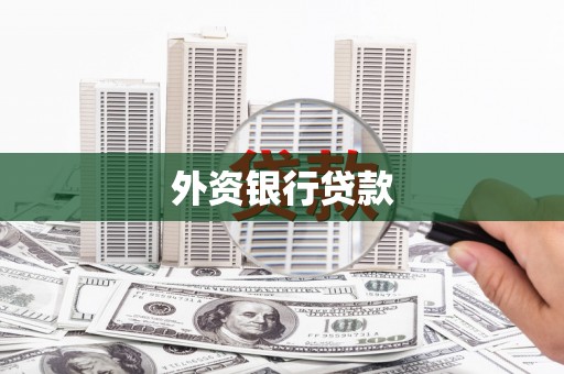 新津外资银行贷款