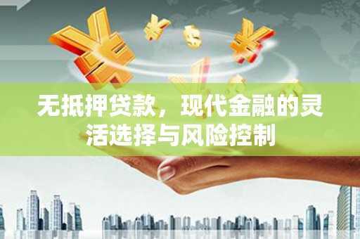 新津无抵押贷款，现代金融的灵活选择与风险控制