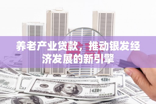 新津养老产业贷款，推动银发经济发展的新引擎