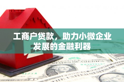新津工商户贷款，助力小微企业发展的金融利器