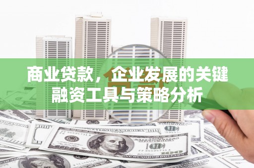 新津商业贷款，企业发展的关键融资工具与策略分析