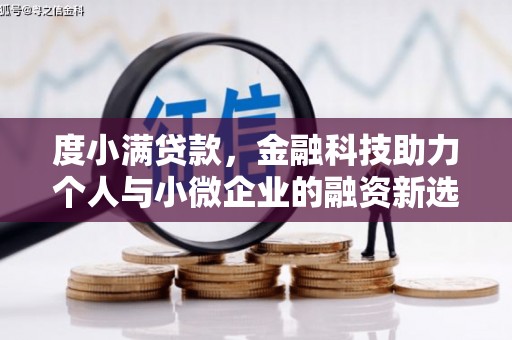 新津度小满贷款，金融科技助力个人与小微企业的融资新选择