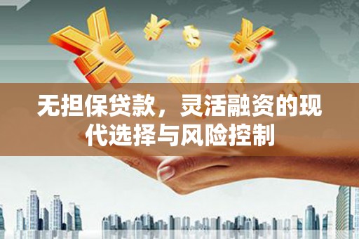 新津无担保贷款，灵活融资的现代选择与风险控制