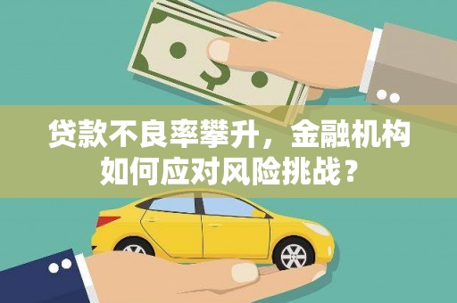 新津贷款不良率攀升，金融机构如何应对风险挑战？