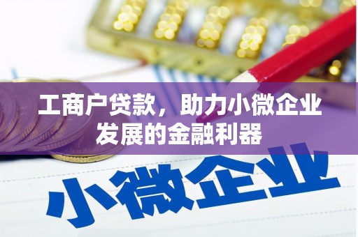 新津工商户贷款，助力小微企业发展的金融利器