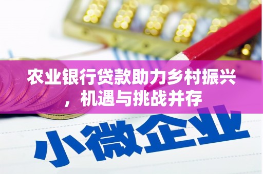 新津农业银行贷款助力乡村振兴，机遇与挑战并存