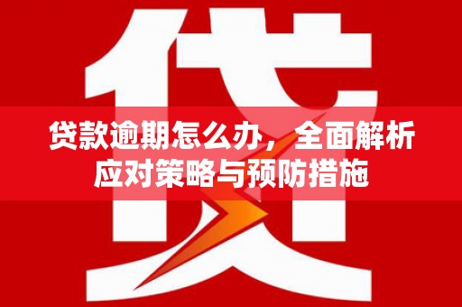 新津贷款逾期怎么办，全面解析应对策略与预防措施