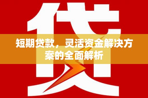 新津短期贷款，灵活资金解决方案的全面解析