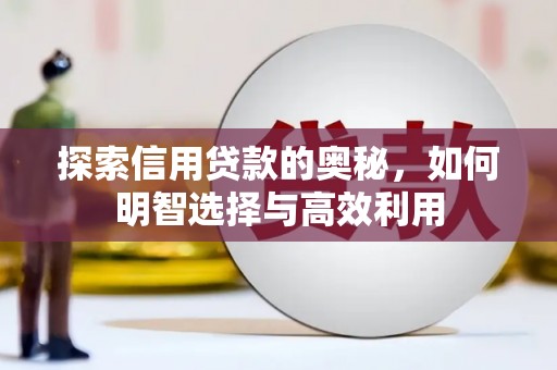 新津探索信用贷款的奥秘，如何明智选择与高效利用