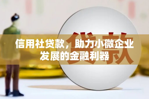 新津信用社贷款，助力小微企业发展的金融利器
