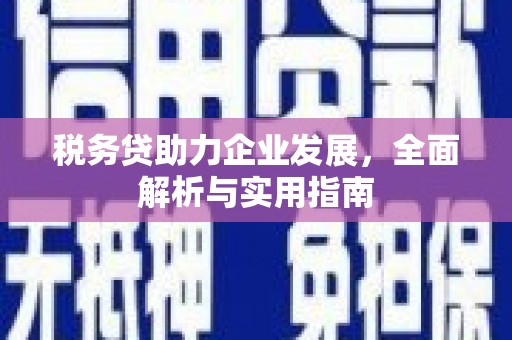 新津税务贷助力企业发展，全面解析与实用指南